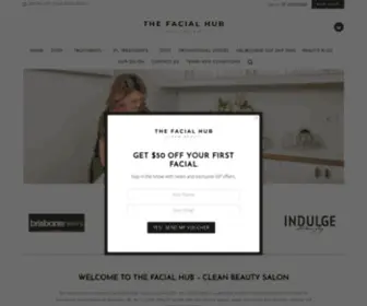 Thefacialhub.com.au(The Facial Hub) Screenshot