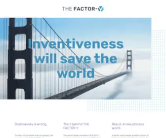 Thefactor-Y.com(THE FACTOR) Screenshot