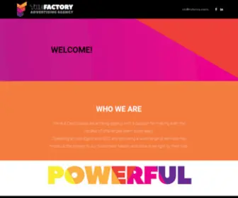 Thefactoryadv.com(The Factory Advertising Agency) Screenshot