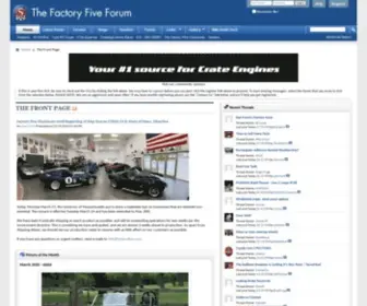 Thefactoryfiveforum.com(Factory Five Forums) Screenshot