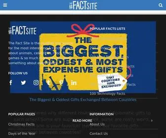 Thefactsite.com(The Fact Site) Screenshot