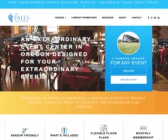 Thefallseventcenter.com(Wedding Reception) Screenshot