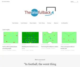 Thefalsefullback.com(Thefalsefullback Menu) Screenshot