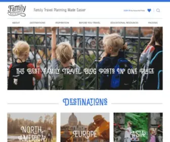 Thefamilybackpack.com(Family Vacation Ideas) Screenshot