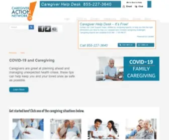 Thefamilycaregiver.org(Caregiver Action Network) Screenshot