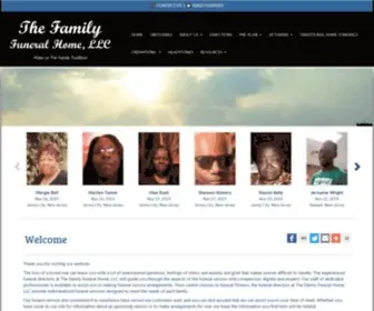 Thefamilyfuneralhome.us(The Family Funeral Home) Screenshot