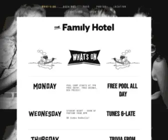 Thefamilyhotel.net(The Family Hotel Newcastle) Screenshot