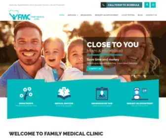 Thefamilymedgroup.com(Family Medical Clinic) Screenshot