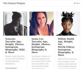 Thefamouspeoples.com(The Famous Peoples) Screenshot