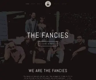 Thefanciesband.com(THE FANCIES) Screenshot