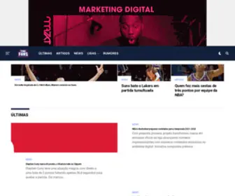 Thefans.com.br(The Fans site dedicado ao basquete) Screenshot