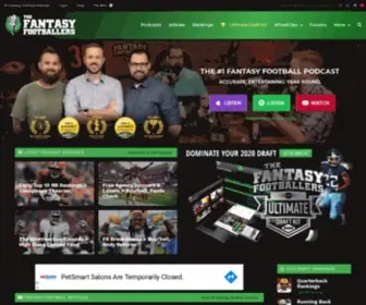 Thefantasyfootballers.com(#1 Fantasy Football Podcast) Screenshot