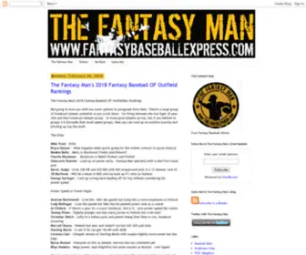 Thefantasyman.com(Fantasy Baseball Express) Screenshot