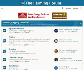 Thefarmingforum.co.uk(Forum list) Screenshot