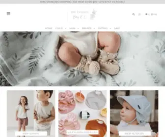 Thefashionbabyandco.com(Baby Boutique Store) Screenshot