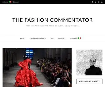 Thefashioncommentator.com(The Fashion Commentator) Screenshot