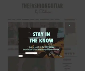 Thefashionguitar.com(UnfoldStudio) Screenshot