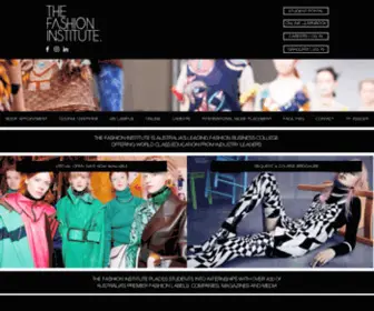 Thefashioninstitute.com.au(Fashion Business Courses at The Fashion Institute) Screenshot