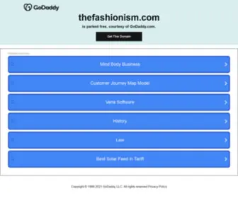 Thefashionism.com(Create an Ecommerce Website and Sell Online) Screenshot