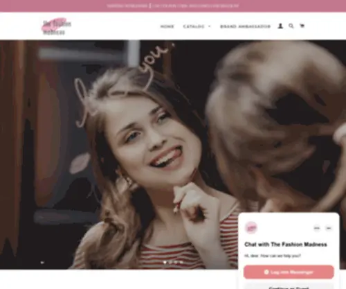 Thefashionmadness.com(Create an Ecommerce Website and Sell Online) Screenshot