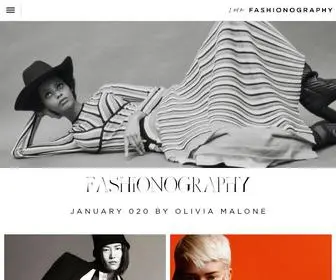 Thefashionography.com(The First of its kind Digital Journal in Fashion) Screenshot