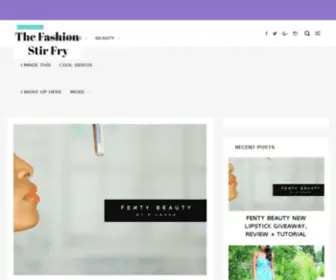Thefashionstirfry.com(The Fashion Stir Fry) Screenshot
