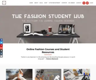 Thefashionstudenthub.com(Number 1 Community and Resource Site For Fashion Students) Screenshot