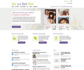 Thefastdiet.co.uk(2 intermittent fasting) Screenshot