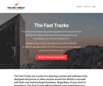 Thefasttracks.com(The Fast Tracks) Screenshot
