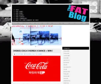 Thefatblog.fr(The most FAT blog in the world) Screenshot