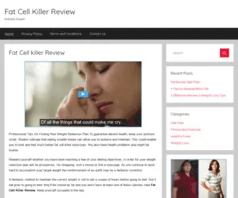 Thefatcellkillerreview.com(Fat Cell Killer System Review) Screenshot