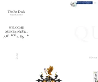Thefatduck.co.uk(The Fat Duck) Screenshot
