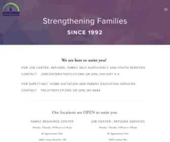 Thefccp.org(Folsom Cordova Community Partnership) Screenshot