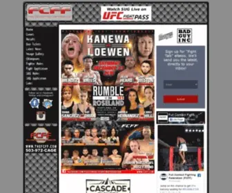 ThefcFf.com(Full Contact Fighting Federation) Screenshot