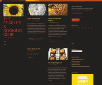 Thefearlesscookingclub.com(The Fearless Cooking Club) Screenshot