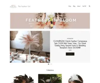 Thefeathergirl.com(The Feather Girl) Screenshot