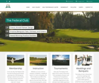 Thefederalclub.com(The Federal Club in Richmond) Screenshot