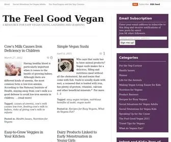 Thefeelgoodvegan.com(The Feel Good Vegan) Screenshot