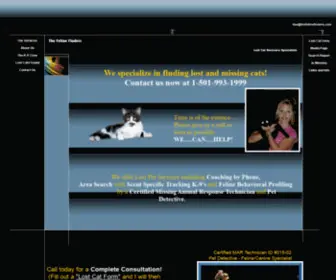 Thefelinefinders.com(The Feline Finders) Screenshot