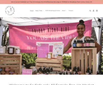 Thefemalemakermarket.com(Small Business Pop Up Market) Screenshot