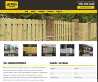Thefenceplace.com(Allsteel Fence) Screenshot