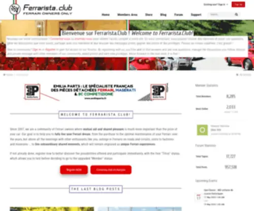 Theferrarista.com(Ferrari Owners Only) Screenshot