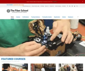 Thefiberschool.com(Certified) Screenshot