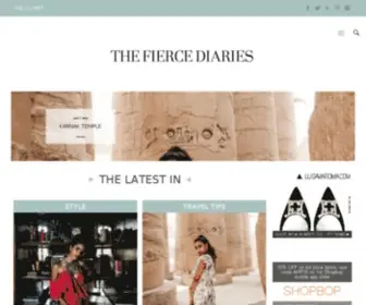 Thefiercediaries.com(Fashion & Travel Blogger) Screenshot