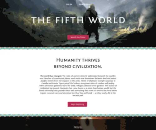 Thefifthworld.com(The Fifth World) Screenshot