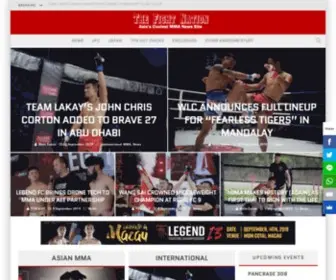 Thefightnation.com(The Fight Nation) Screenshot