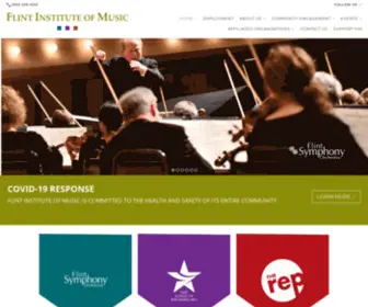 Thefim.com(Flint Institute of Music) Screenshot