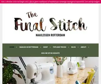 Thefinalstitch.nl(Naailes Rotterdam) Screenshot