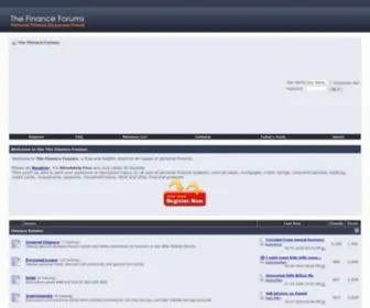 Thefinanceforums.com(The Finance Forums) Screenshot