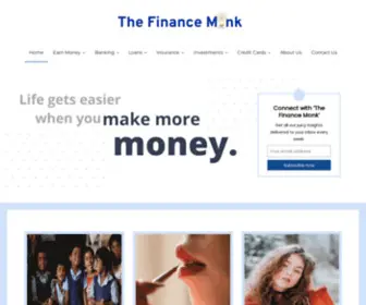 Thefinancemonk.in(The Finance Monk) Screenshot